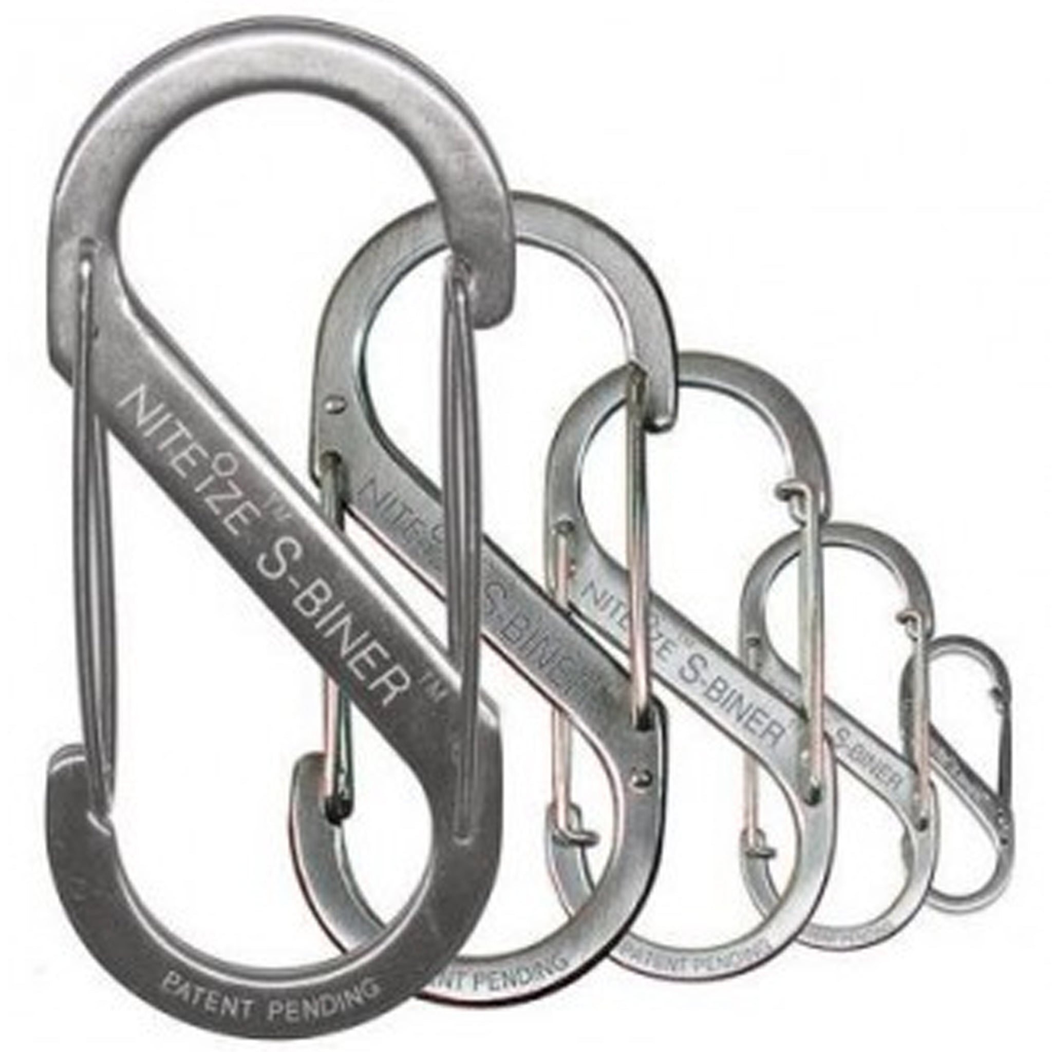 Nite Ize S-Biner Doppelkarabiner Edelstahl stainless