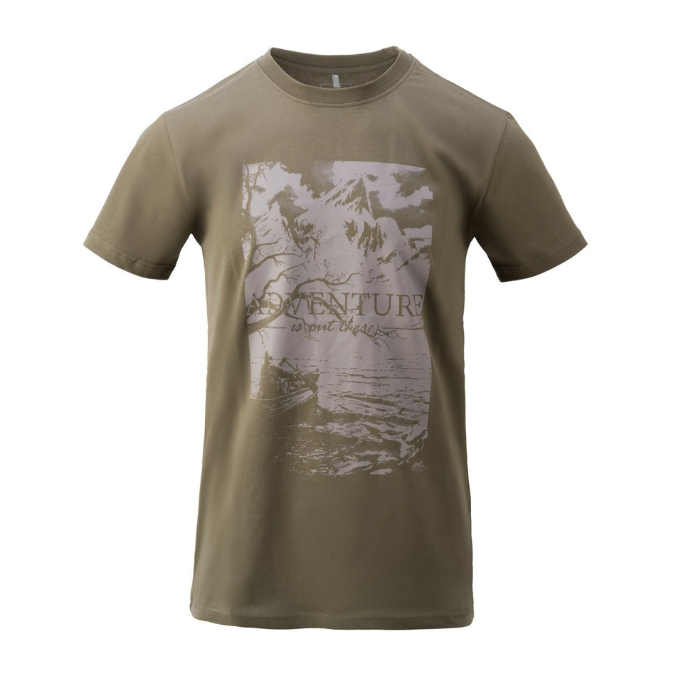 Helikon-Tex T-Shirt Adventure Is Out There oliv