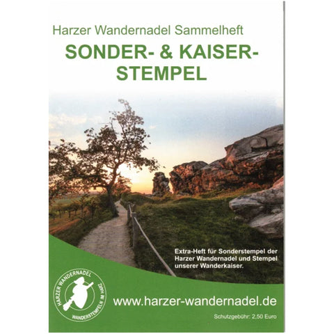 Harzer Wandernadel Sonder- und Kaiserstempel Sammelheft DIN A6