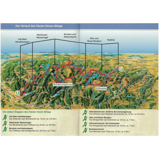 Harzer Wandernadel Begleitheft Harzer-Hexen-Stieg DIN A6