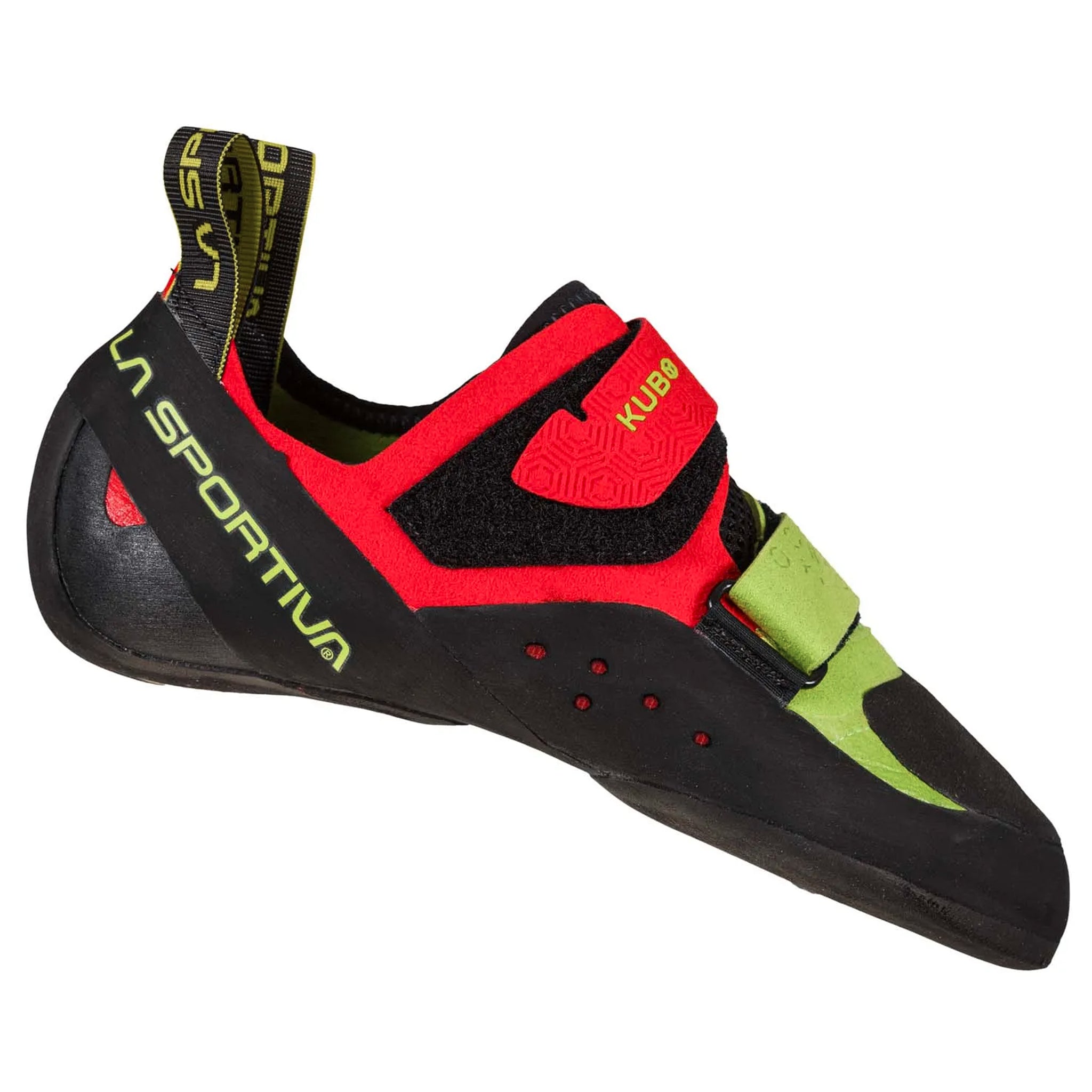 La Sportiva Kubo Kletterschuh goji/neon