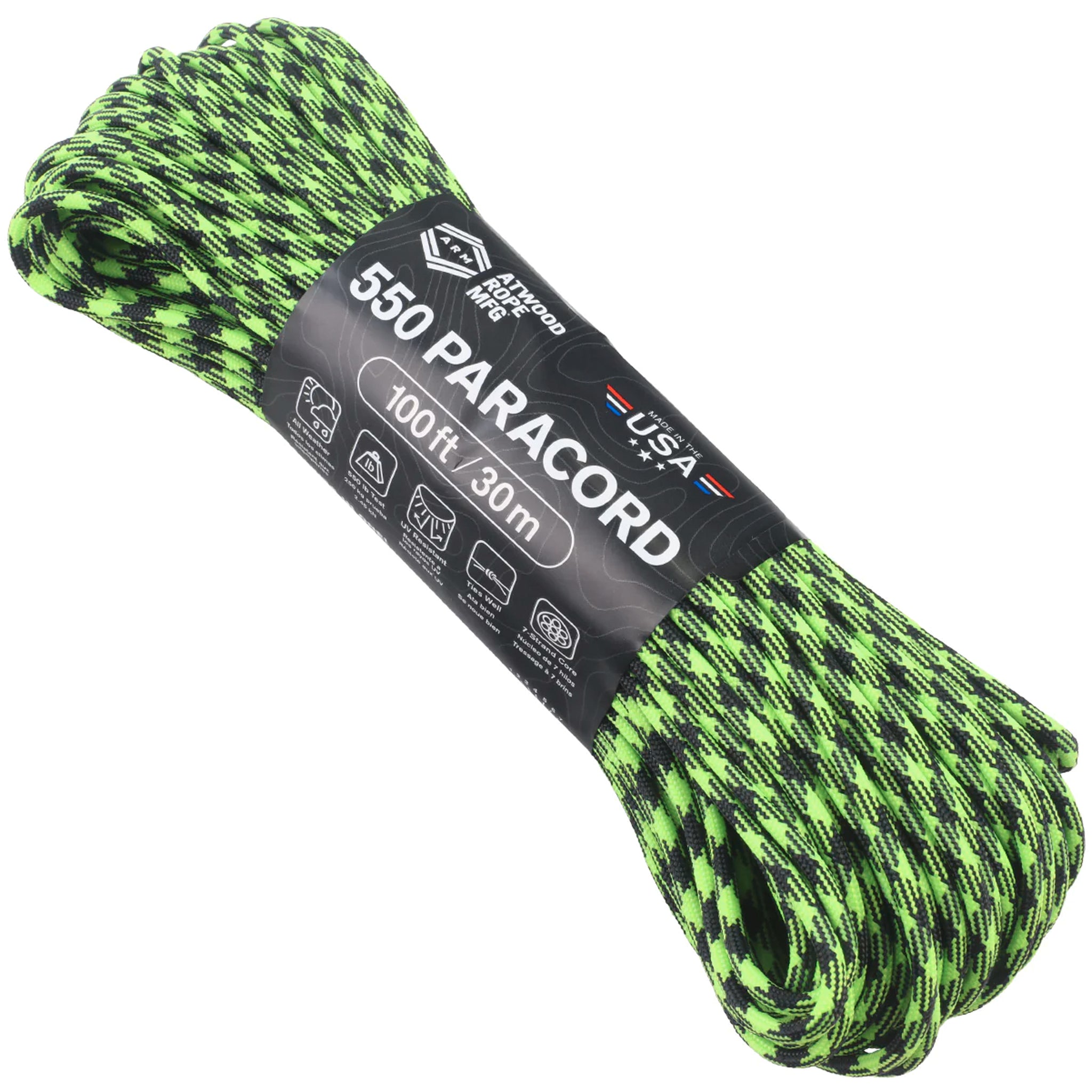 Atwood Rope Paracord 550 Typ III Seil 30m outbreak