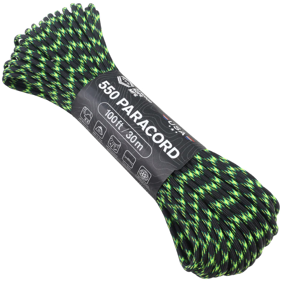 Atwood Rope Paracord 550 Typ III Seil 30m zombie decay