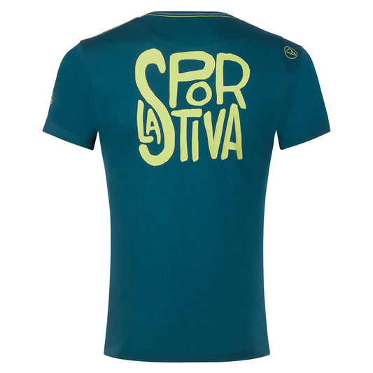 La Sportiva Back Logo T-Shirt Men storm blue
