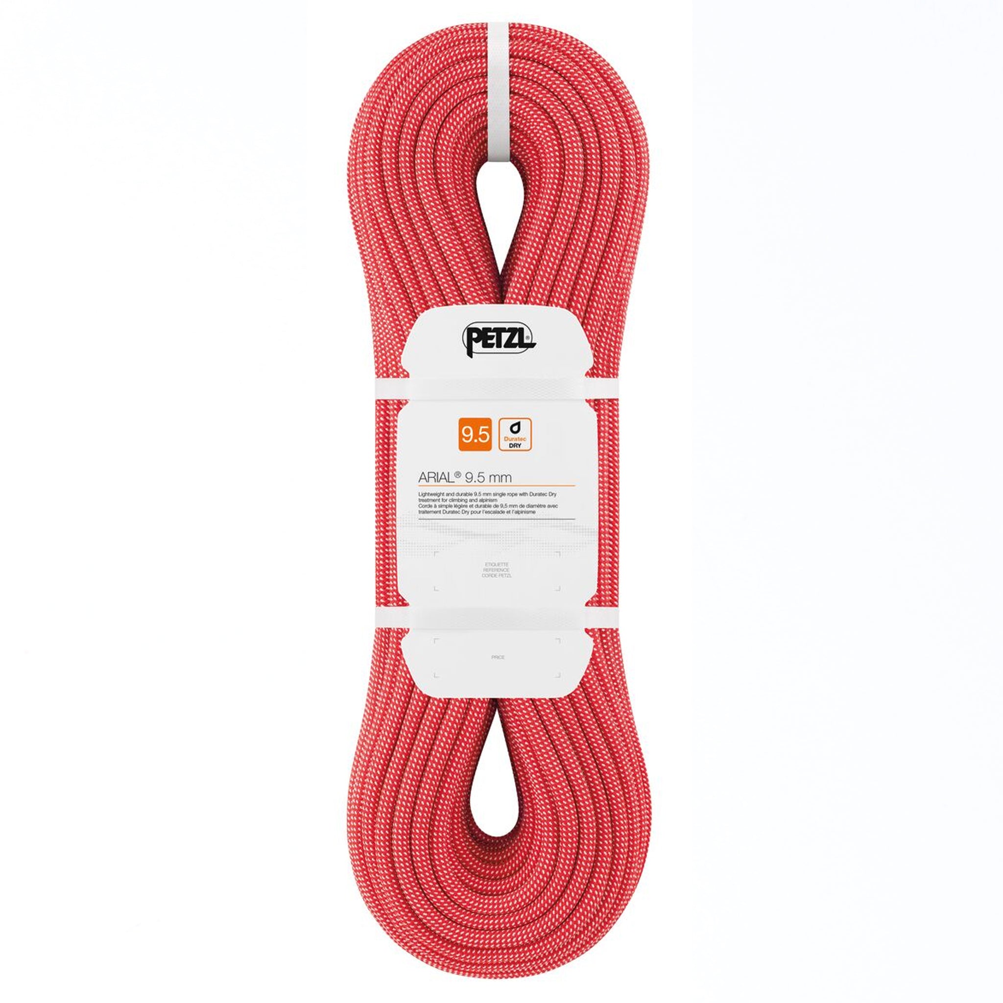 Petzl ARIAL 9.5 mm Einfachseil 60 m rot