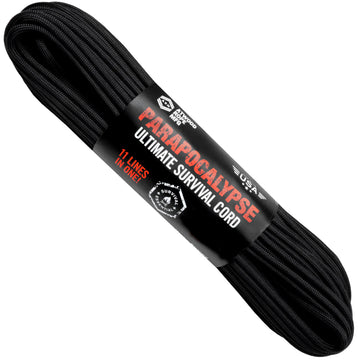 Atwood Rope Parapocalypse Survival Paracord Seil 15m black