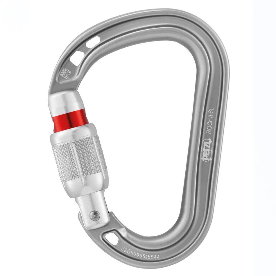 Petzl ROCHA SCREW-LOCK Karabiner light grey