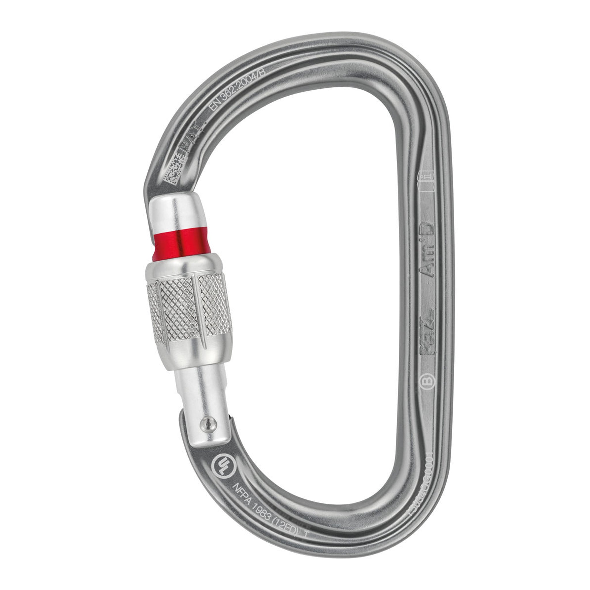 Petzl Am’D SCREW-LOCK Karabiner grey