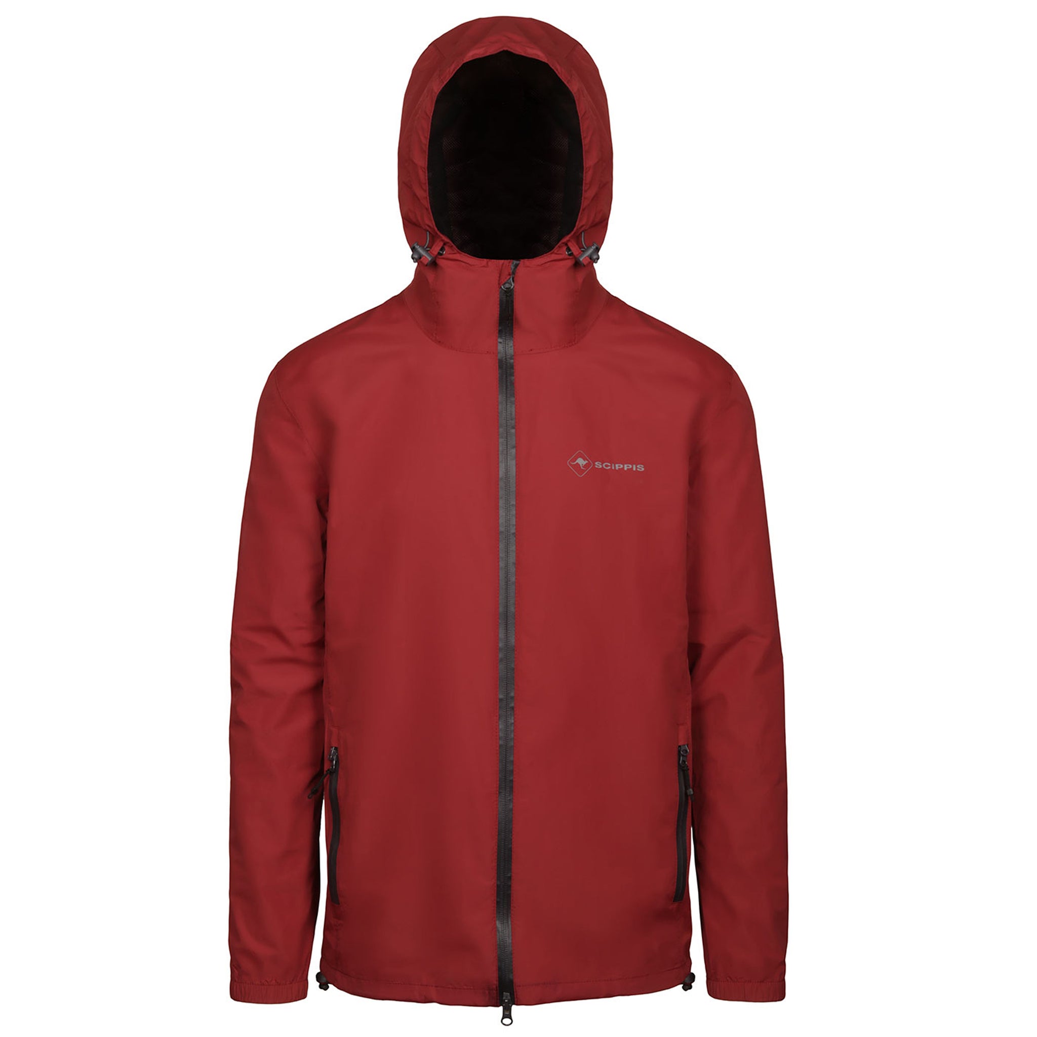 SCIPPIS Storm Force Regenjacke red