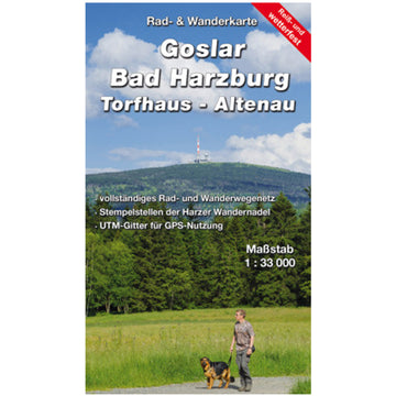 Goslar - Bad Harzburg - Rad- und Wanderkarte 1:33.000