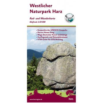 Westlicher Naturpark Harz - Rad- und Wanderkarte 1:50.000