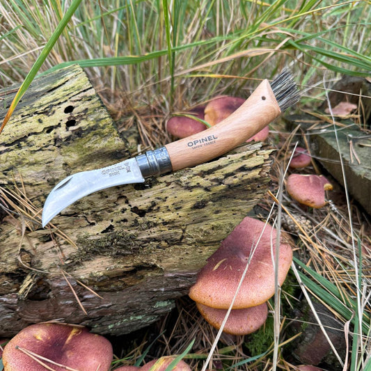 Opinel No.08 Pilzmesser mit Bürste