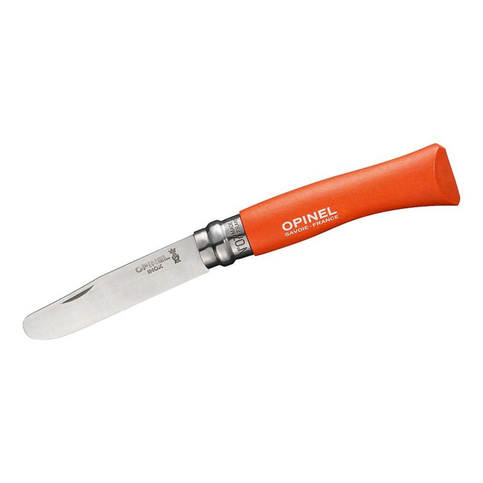 Opinel No.07 Junior Kindermesser Buche orange