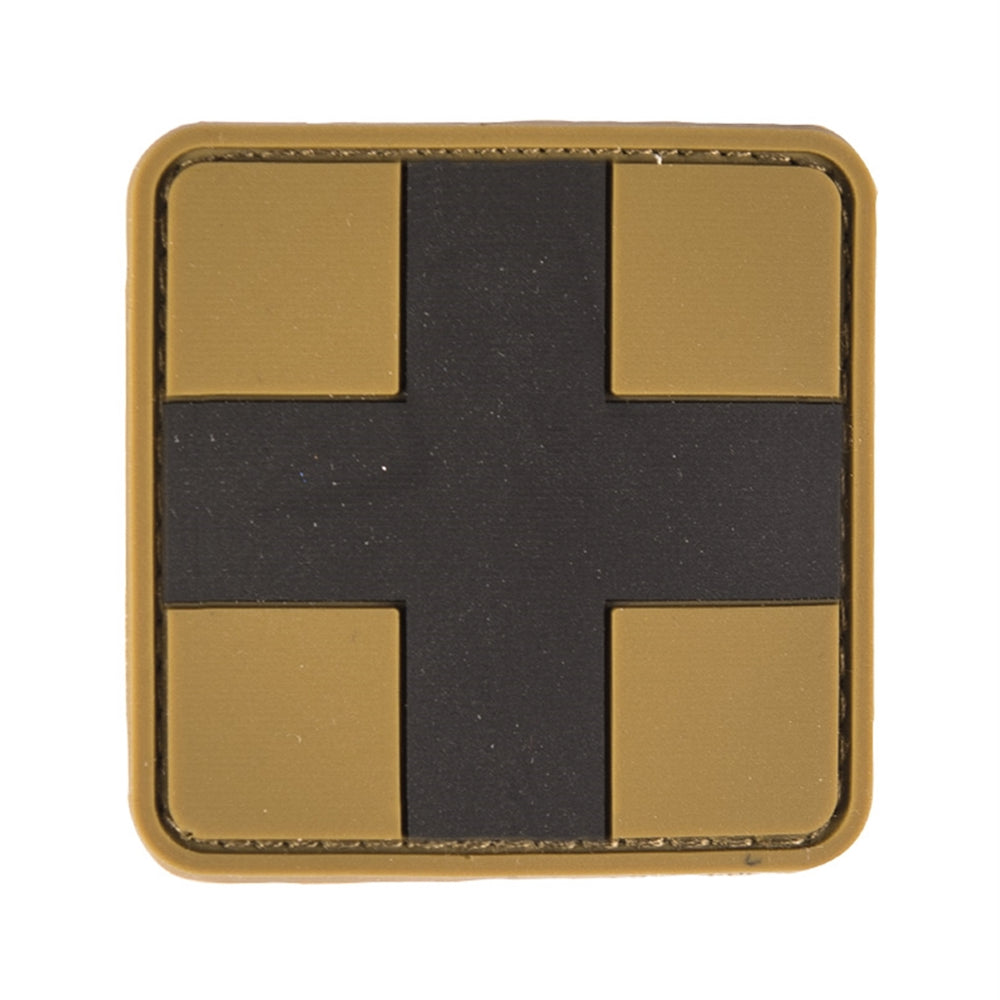 Mil-Tec 3D Rubber Medic Patch First Aid coyote