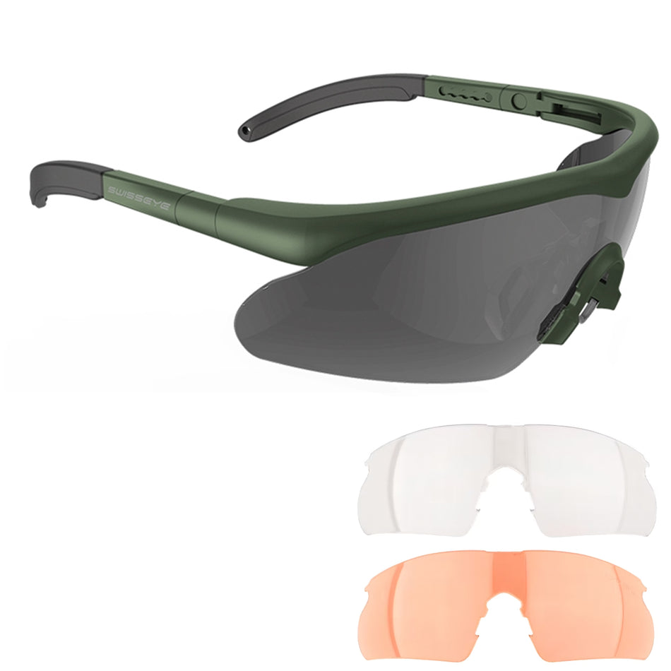 Swisseye Tactical Raptor Pro Schutzbrillen Set oliv