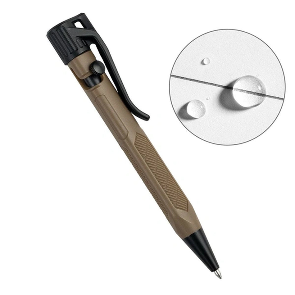 Rite in the Rain All-Weather Mini Bolt Action Pen FDE20 flat dark earth