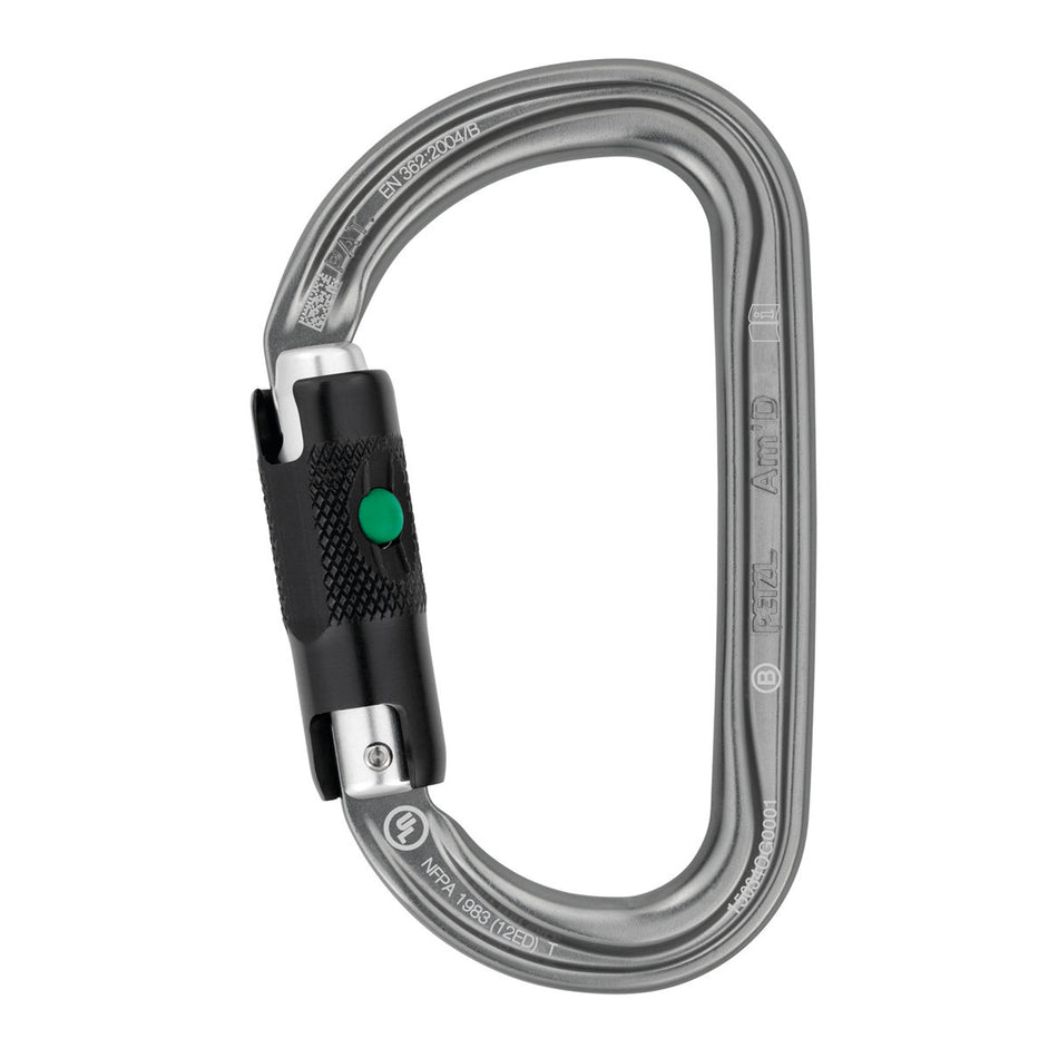 Petzl Am'D BALL-LOCK Karabiner grey