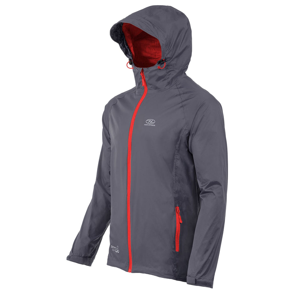 Highlander Stow & Go Packaway Regenjacke anthrazit