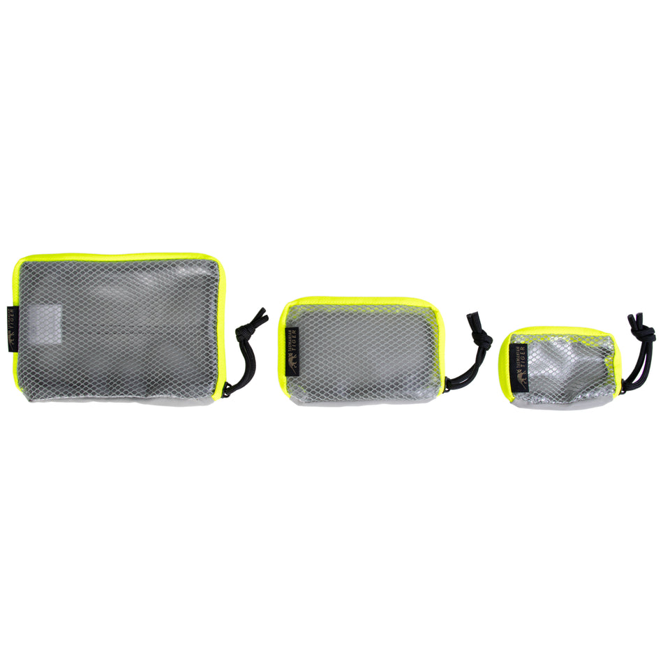Tasmanian Tiger TT Mesh Pouch VL Set safety-yellow