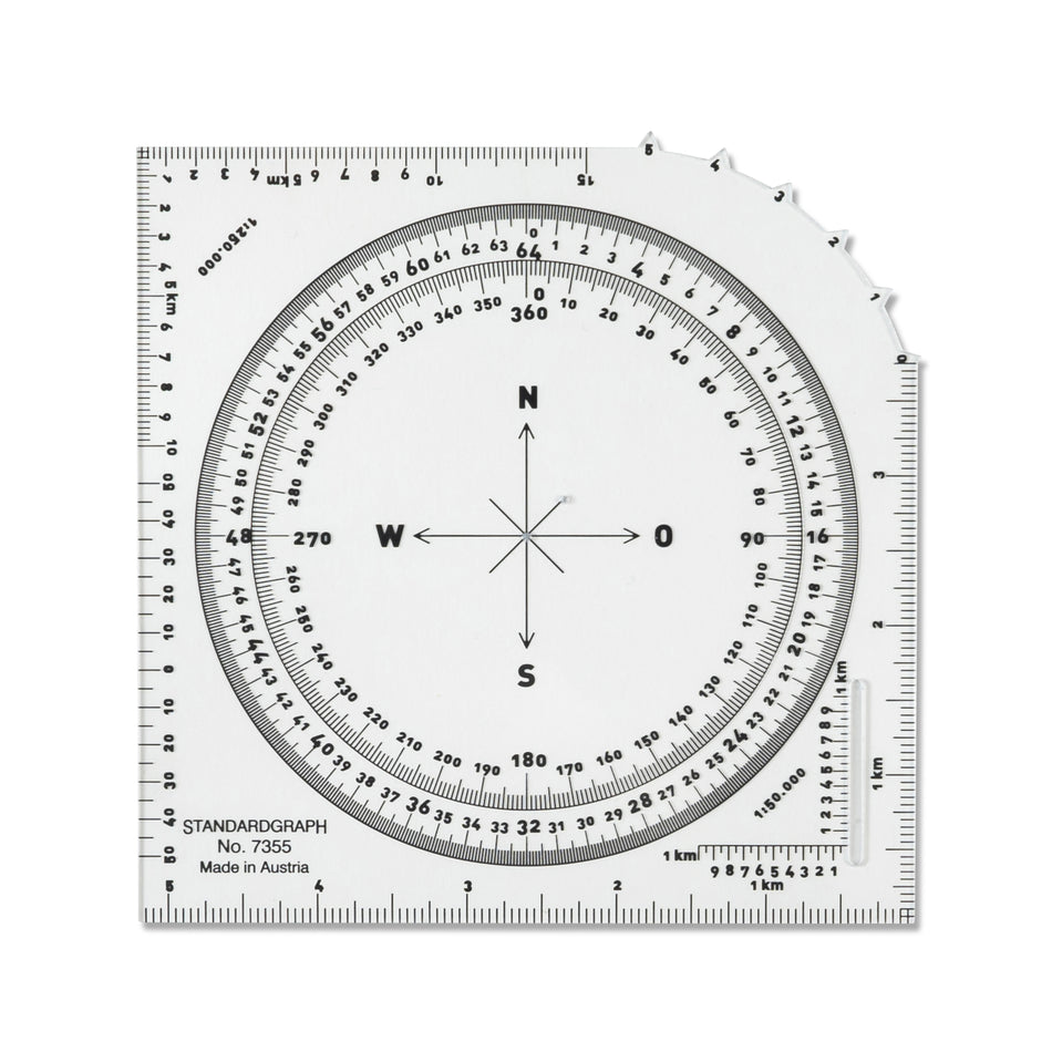 Standardgraph Kartenwinkelmesser