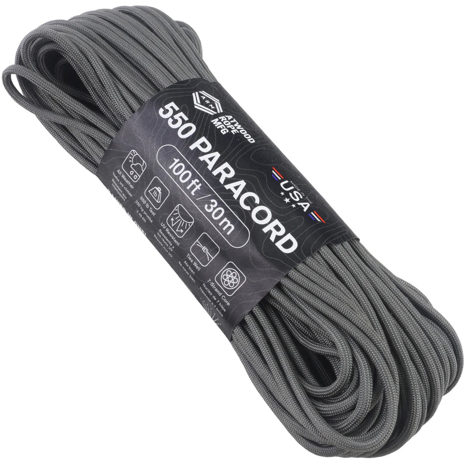 Atwood Rope Paracord 550 Typ III Seil 30m foliage