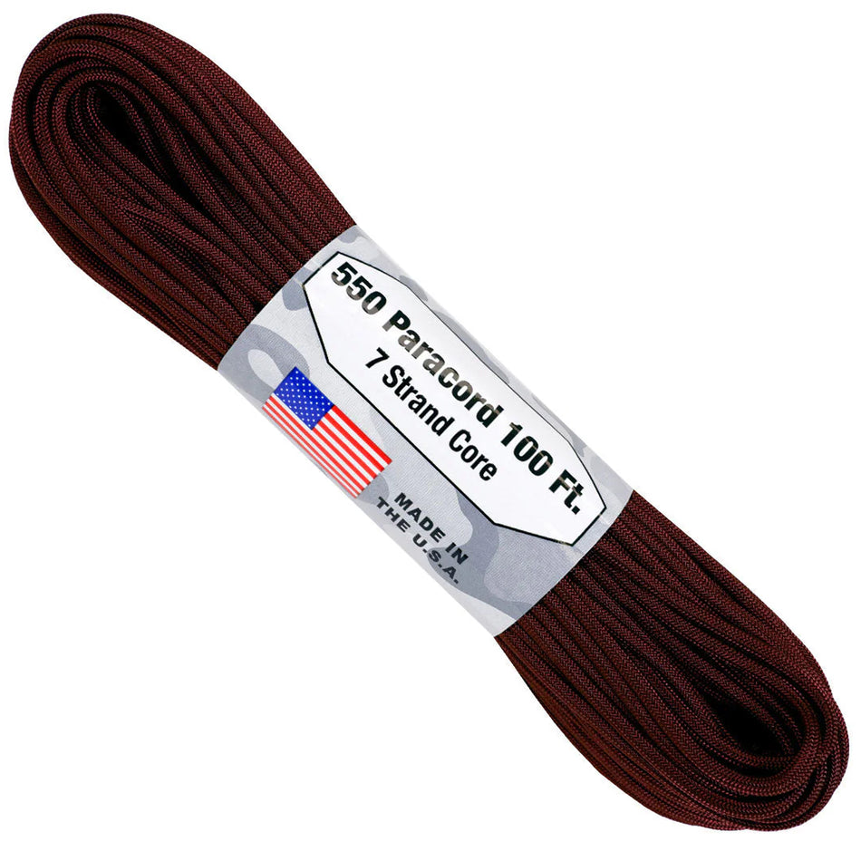 Atwood Rope Paracord 550 Typ III Seil 30m maroon