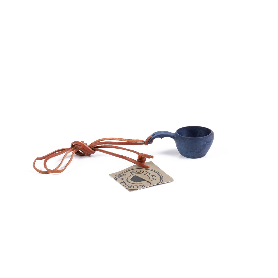 Kupilka 1 Mini Cup mit Lederkordel blueberry blue