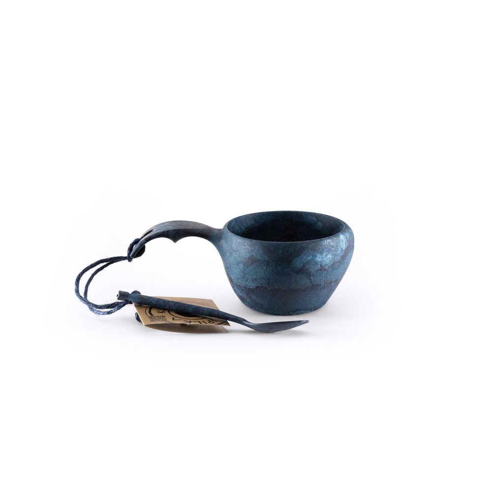 Kupilka 21 Classic Cup + Teaspoon blueberry blue