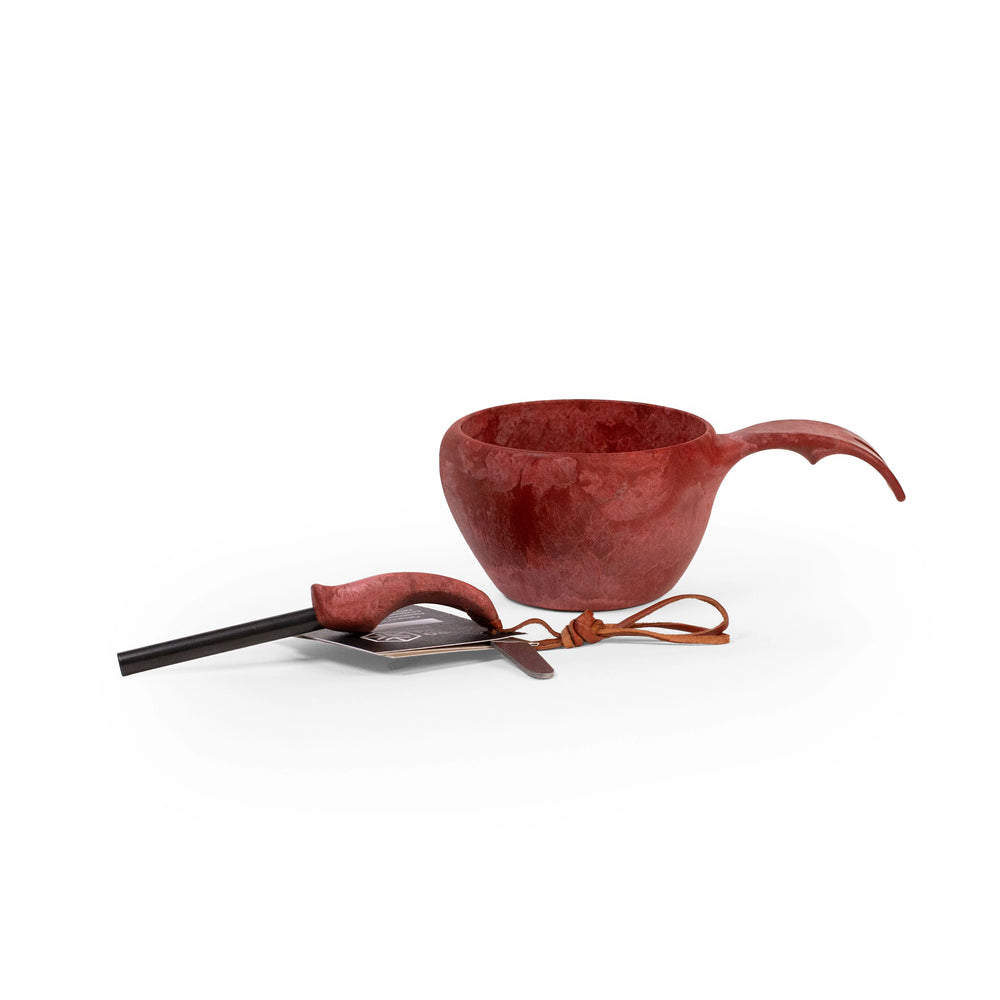 Kupilka 21 + Firesteel 8 Set cranberry red