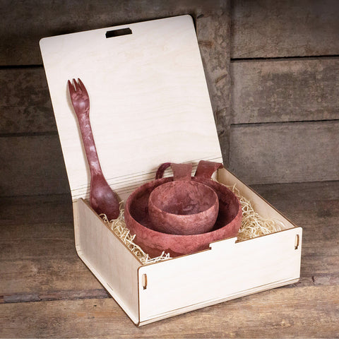 Kupilka Premium S Geschenkset cranberry red