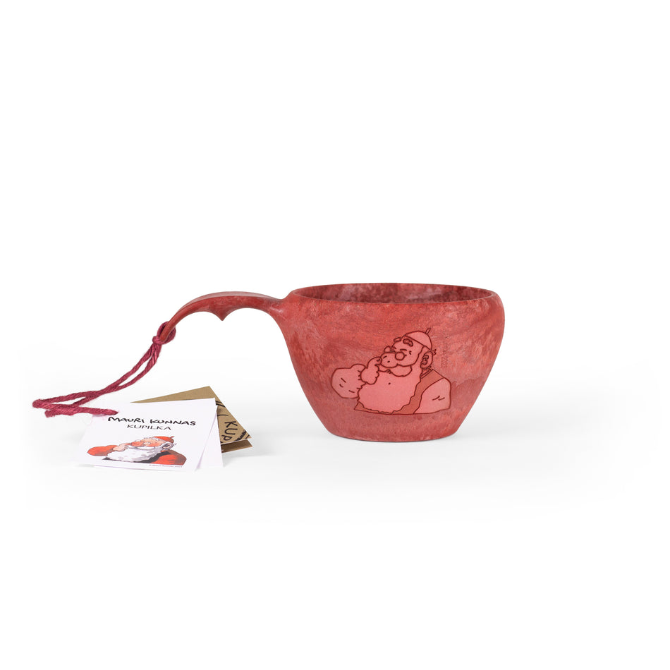 Kupilka 37 Cup Mauri Kunnas Santa Claus cranberry red