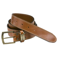 Pinewood Prestwick Ledergürtel 35mm braun