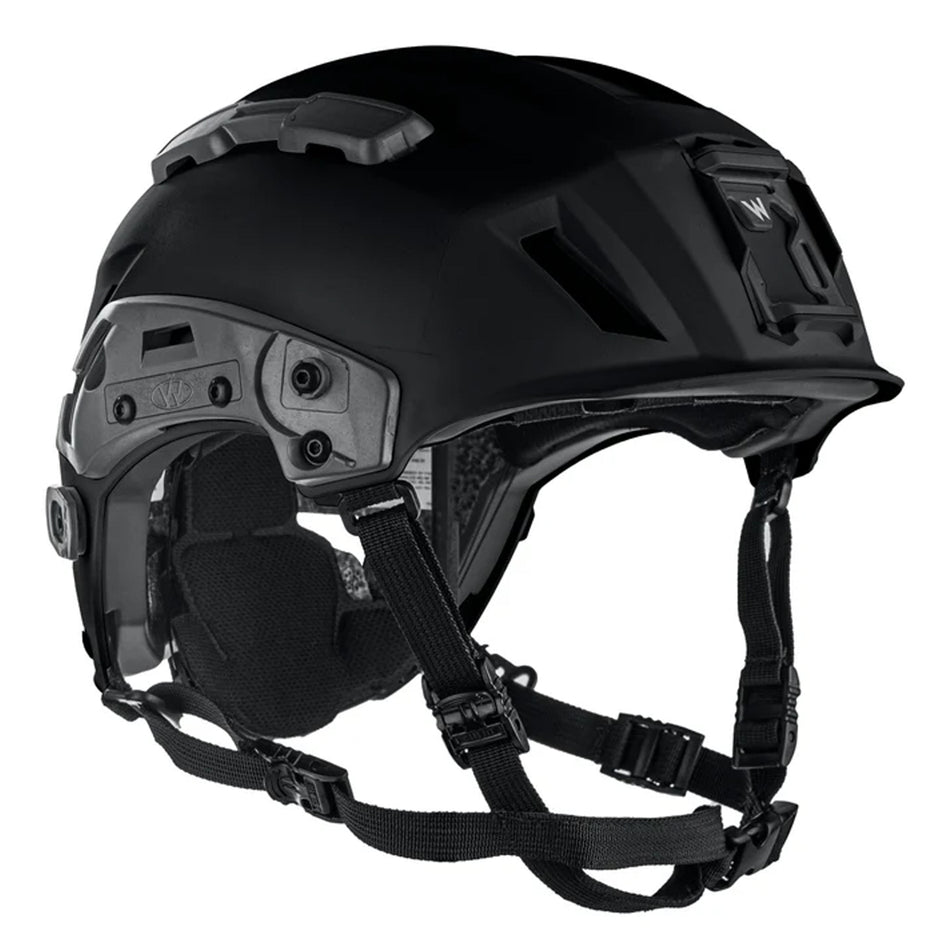 Team Wendy EXFIL SAR Tactical Helmet mit Rail black mit Brillenhalterung