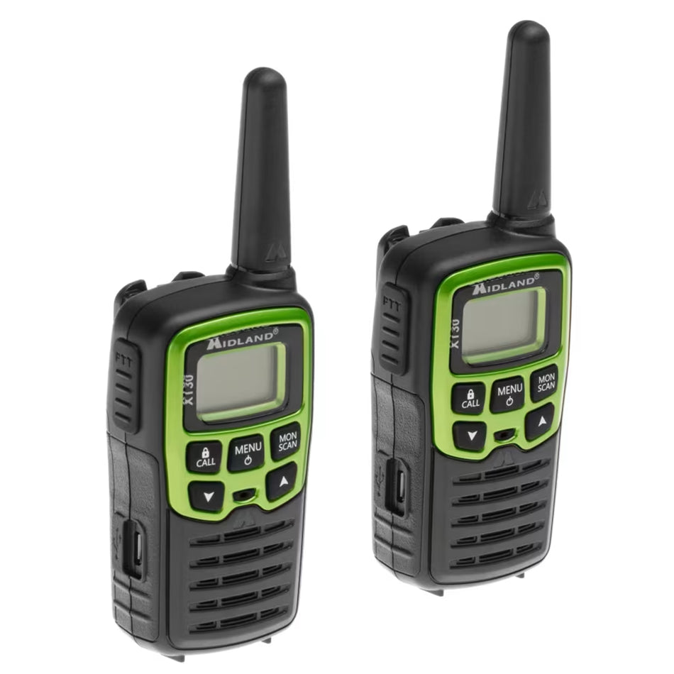 Midland XT30 Walkie-Talkie Handfunkgerät (Paar) grün