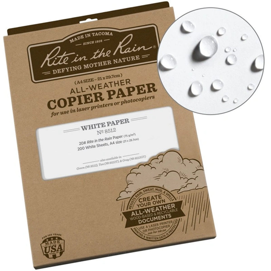 Rite in the Rain Allwetter-Kopierpapier A4 200 Blatt weiß