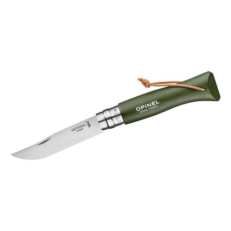 Opinel No.08 Baroudeur Taschenmesser dunkelgrün