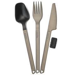Primus Trek Cutlery Set Aluminium Essbesteck grau