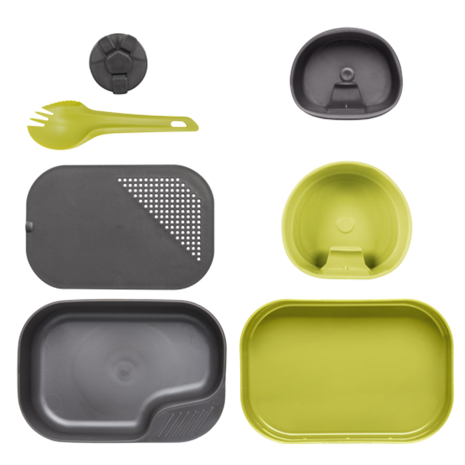 Wildo Camp-a-Box Complete 7-teilig lime/ dark grey