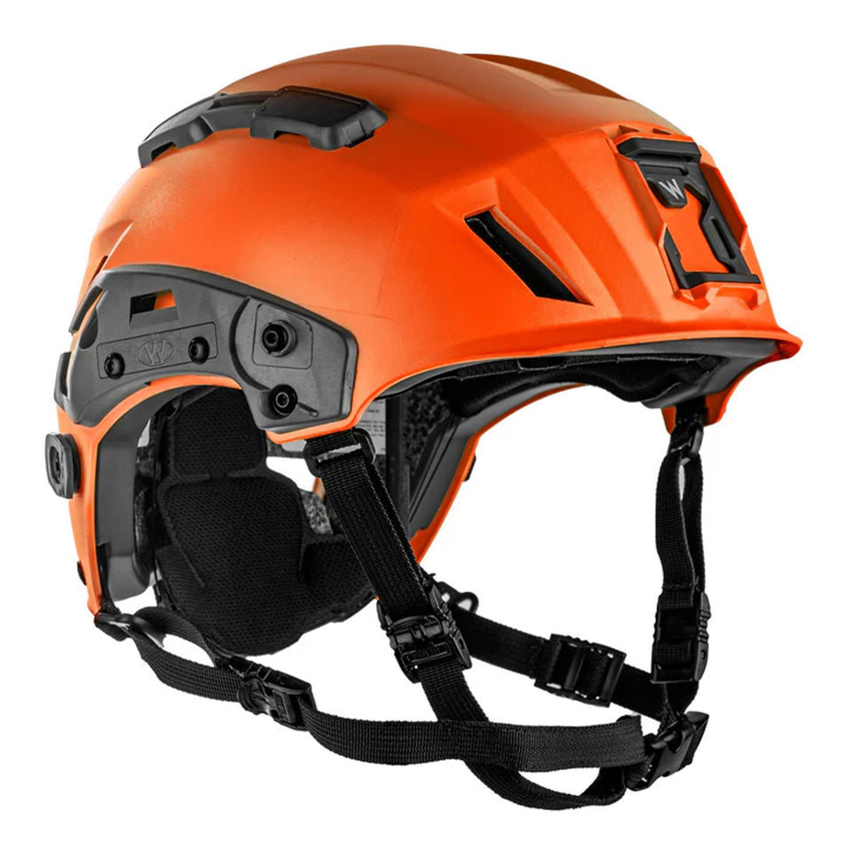 Team Wendy EXFIL SAR Tactical Helmet with Google Post orange