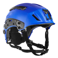 Team Wendy EXFIL SAR Tactical Helmet with Goggle Post blue