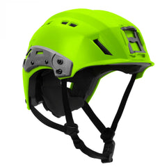Team Wendy EXFIL SAR Backcountry Helmet with Rail high-viz green