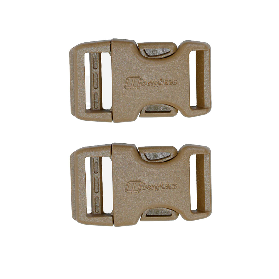 Berghaus Berg Buckle 25mm Steckschnalle (2 pcs) dark coyote