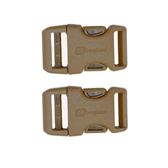 Berghaus Berg Buckle 25mm Steckschnalle (2 pcs) earth brown