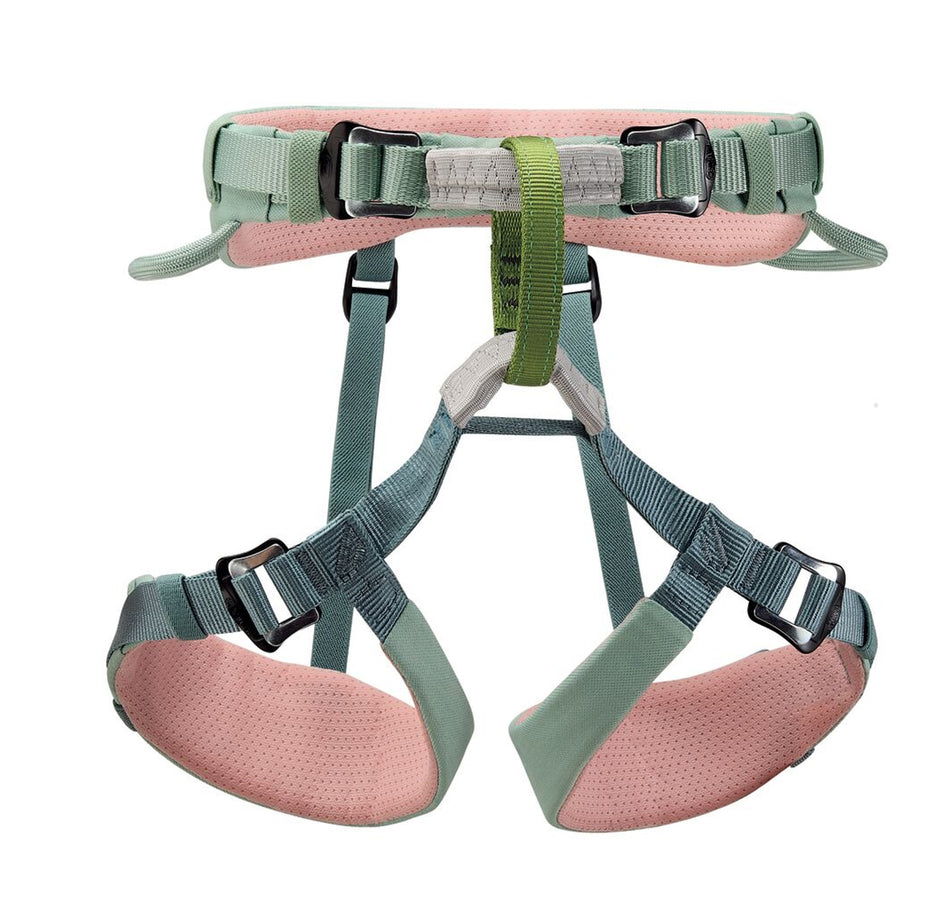 Petzl MACCHU Kinderklettergurt jade green