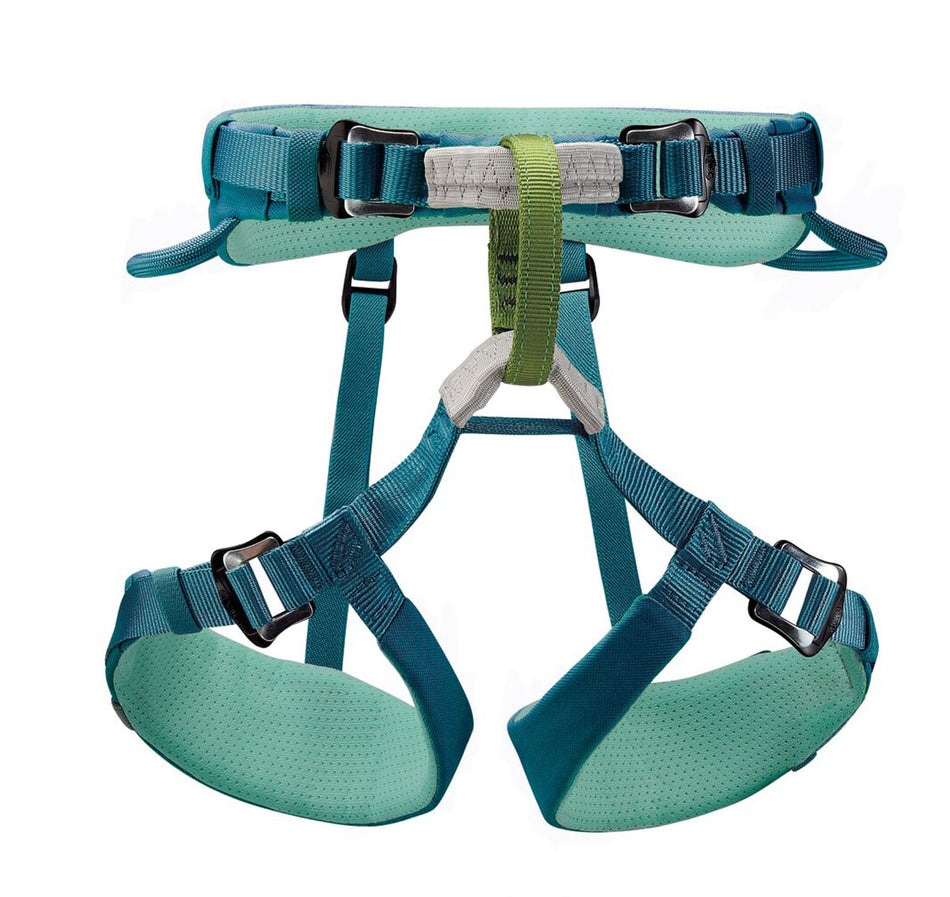 Petzl MACCHU Kinderklettergurt atlantic blue