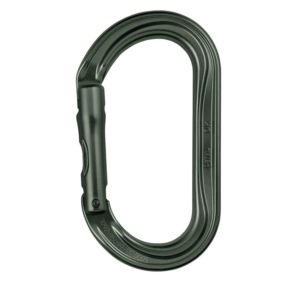 Petzl OK Ovalkarabiner grün