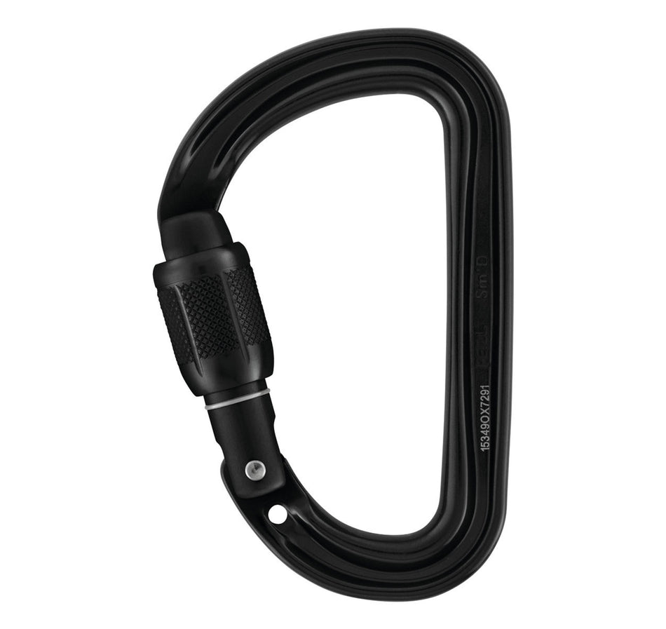 Petzl SmD SCREW-LOCK Karabiner black