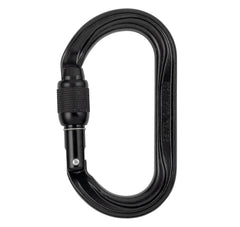 Petzl OXAN SCREW-LOCK Stahl Karabiner black