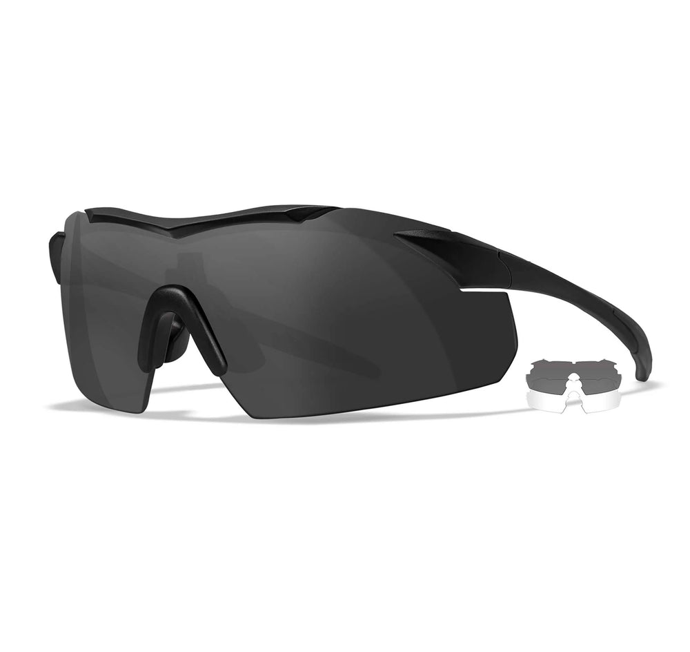 Wiley X WX VAPOR Schutzbrille black - grey/clear
