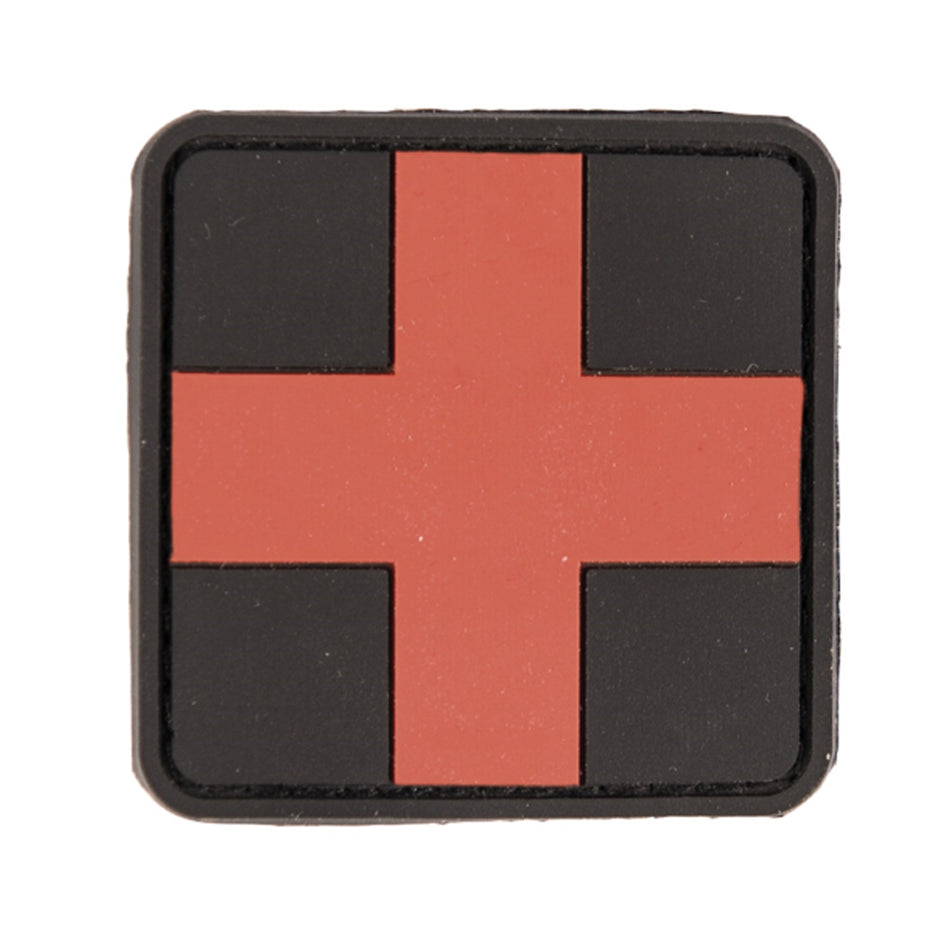 Mil-Tec 3D Rubber Medic Patch First Aid schwarz